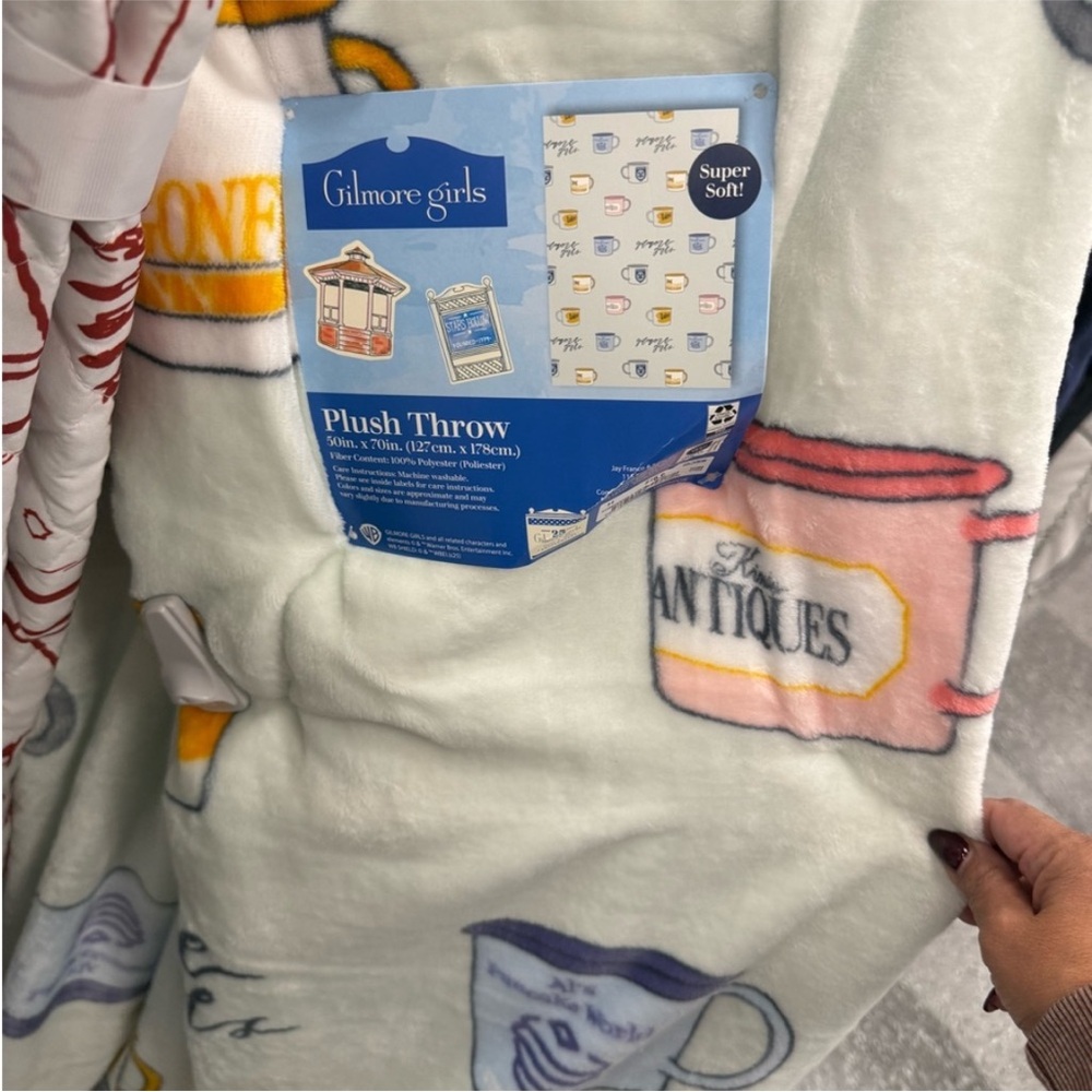 Gilmore girls Blue and Yellow blanket